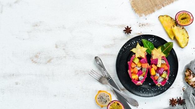 Kreatywne dania na stole